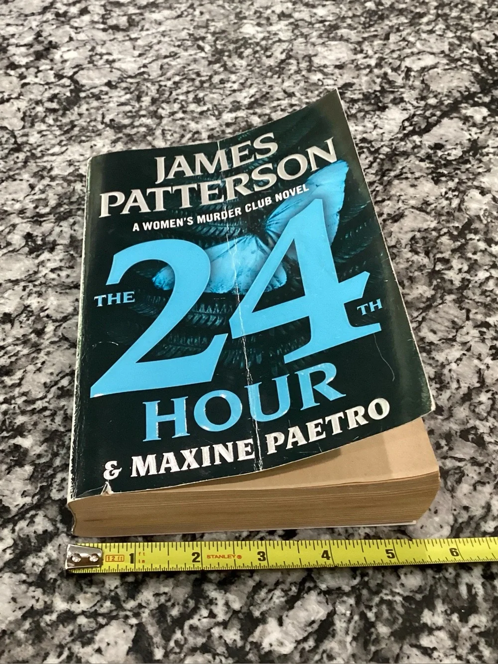 🔵 - 2/$8 - James Patterson - The 24th Hour - Maxine Paetro - Paperback